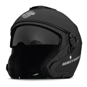 ハーレーダビッドソン　Harley Davidson  ジェットヘルメット  Maywood II Sun Shield H33 3/4 Helmet　マットブラック