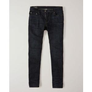 アバクロ メンズ ジーンズ  A&F SKINNY JEANS ダークウォッシュ｜fromla