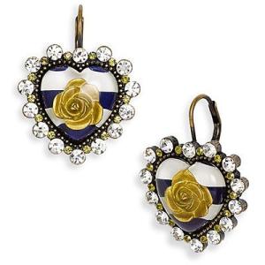 ★ベッツィージョンソン Betsey Johnson　In the Navy Heart Drop ...