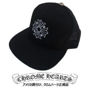 クロムハーツ  Chrome Hearts キャップ　Trucker Cap wxd+ch+black  トラッカー ベースボール キャップ wxd+ch+black (ブラック)｜fromla