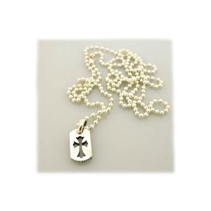 クロムハーツ Chrome Hearts  ドッグタグ タイニー カットアウト クロス Dog Tag Tiny Cross｜fromla