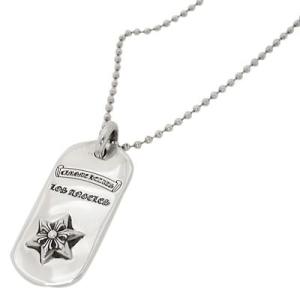 クロムハーツ  Chrome Hearts  ドッグタグ スモール　レイズドスター　LA限定 　Raised Star Dogtag LA  Raised Star Dogtag LA｜fromla