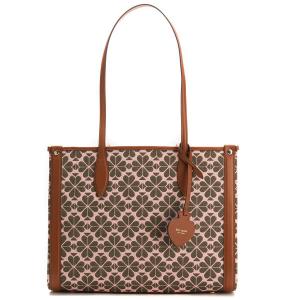 ケイトスペード トートバッグ PXRUB269 Kate Spade market spade flower jacquard medium tote スペード フラワー ジャカードミディアム トート(ピンクマルチ)｜fromla