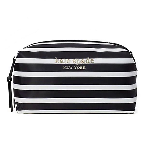 ケイトスペード 化粧ポーチ ● Kate Spade everything puffy stripe...