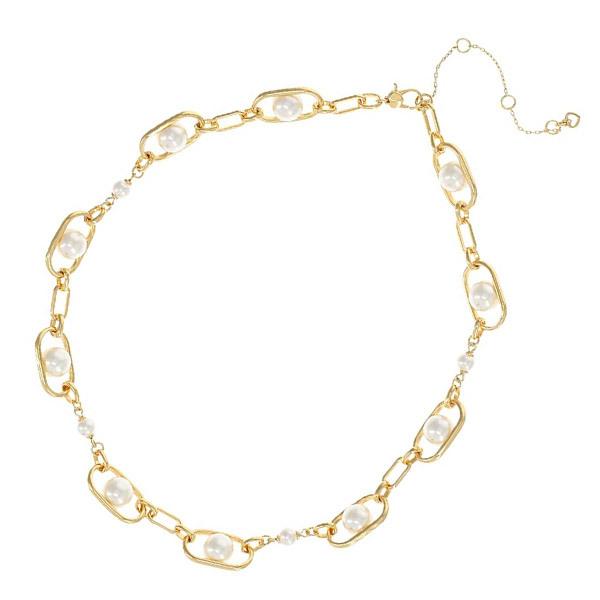 ケイトスペード ネックレス Kate Spade Gold-Tone Imitation Pearl...