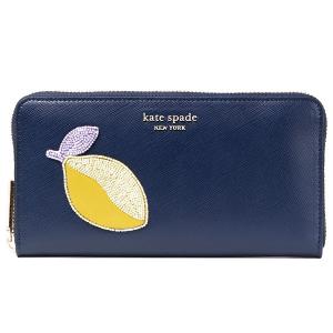 ケイトスペード 長財布 Kate Spade PWRU8016 ★ fruitful zip around continental wallet (NIGHTCAP) ジップアラウンド コンチネンタル ウォレット｜fromla