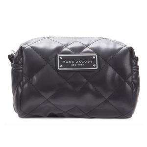 マークジェイコブス 化粧ポーチ MARC JACOBS Large Quilted Cosmetic Case (Black) ラージ キルティング コスメティック ケース (ブラック)｜fromla