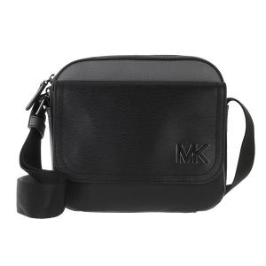 マイケルコース メンズ クロスボディバッグ Michael Michael Kors 33H1LHDM2X Hudson Color-Blocked Leather Messengerカラーブロック メッセンジャー(ブラック)｜fromla