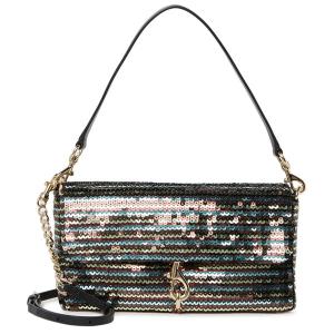 レベッカミンコフ ショルダーバッグ REBECCA MINKOFF Edie Sequined Baguette Bag (Multi) エディー スパンコール バゲットバッグ (マルチ)｜fromla