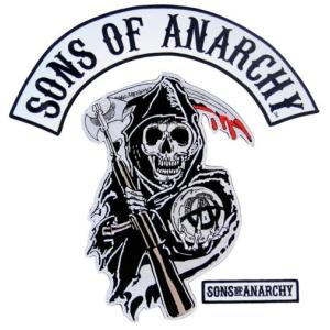 サンオブアナーキー ● Sons of Anarchy　リーパー　ロゴ　パッチ セット A｜fromla