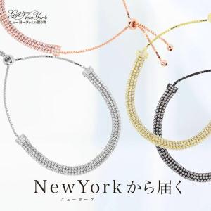 ブレスレット レディース テニスブレスレット ダイヤモンド cz プラチナ 加工 プレゼント 女性｜fromny