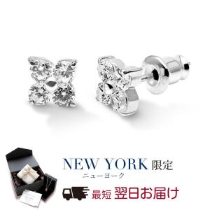 ニューヨークからの贈り物 ピアス レディース ダイヤモンド cz 14金