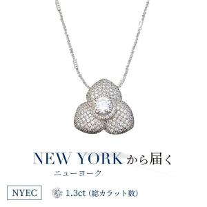 ネックレス レディース フラワー 花 プラチナ 加工 プレゼント 女性｜fromny