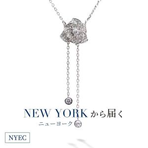 ネックレス レディース プラチナ 加工 バラ フラワー 花 プレゼント 女性 バイザヤード｜fromny