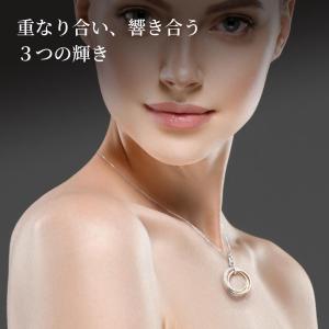 ネックレス レディース プラチナ 18金 ゴー...の詳細画像5