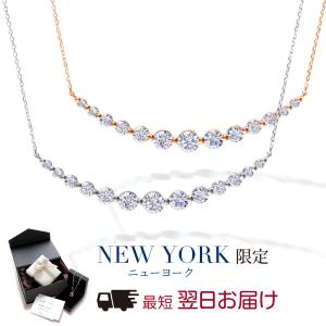 STAR JEWELRY スタージュエリー ライン ダイヤモンド ネックレス