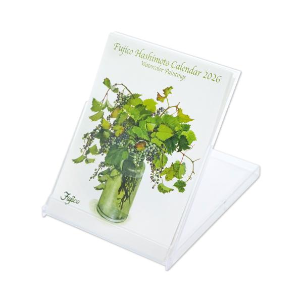 2026カレンダー卓上　橋本不二子書き込み｜cal-200