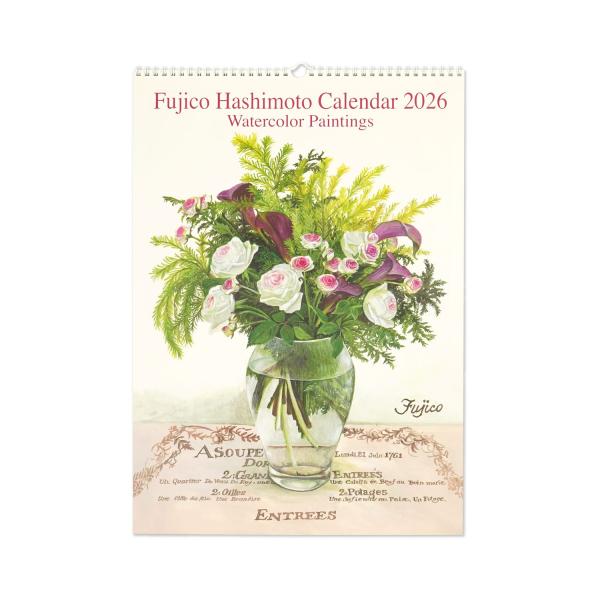 2026カレンダーＬＬ　橋本不二子Ｒｏｓｅｓ｜cal-201