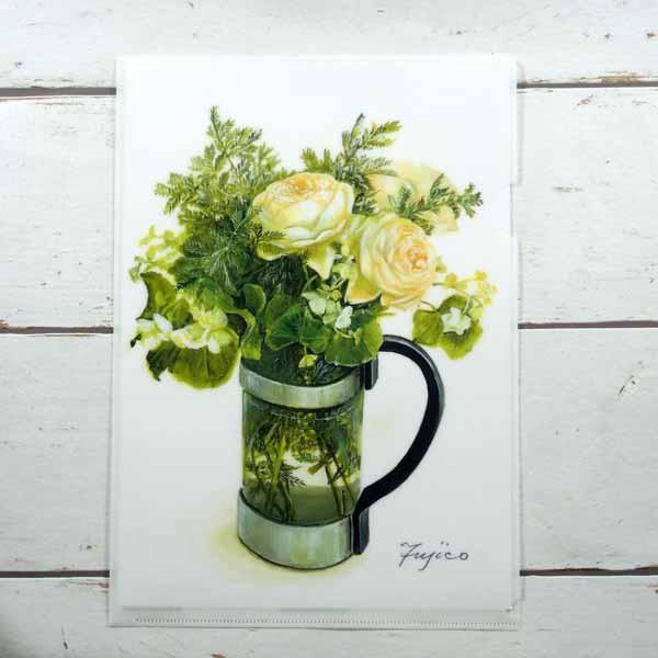 Ａ4クリアフォルダー　ハシモトフジコシリーズ