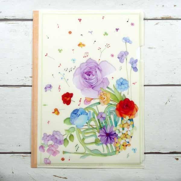 Ａ4クリアフォルダー　ホルンＦｌｏｕｒ＆Ｍｕｓｉｃ