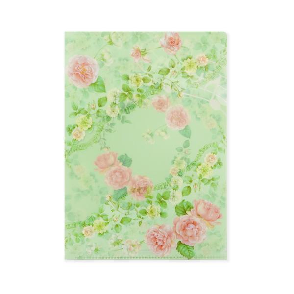 クリアフォルダ　A4　ワイルドローズ｜cf-137