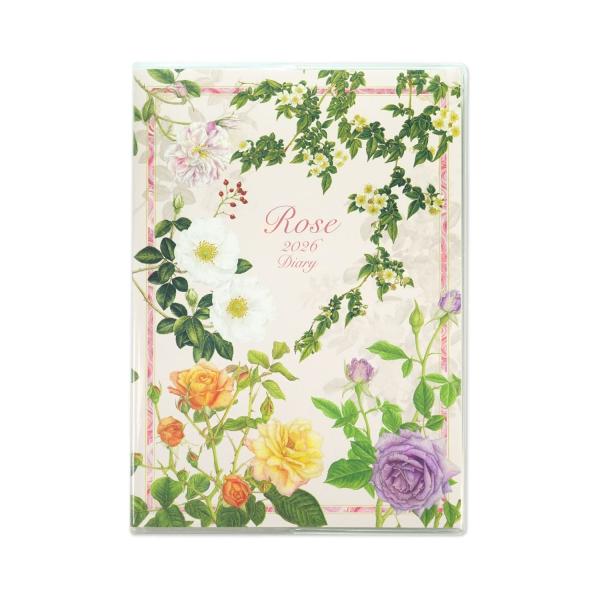 2026ダイアリーＡ６　クラシックローズピンク地｜dy-141