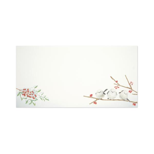 封筒　雪のおともだち｜ev-687