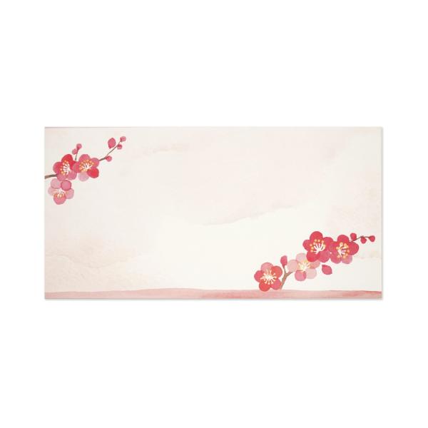 封筒　梅ひと枝｜ev-688