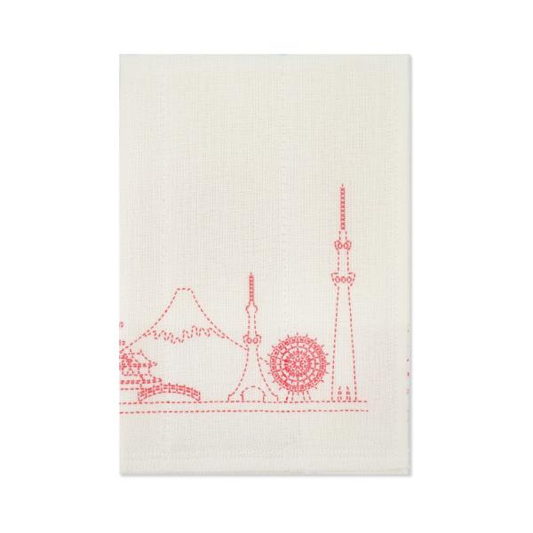 かや生地ふきん　おしゃれ　刺し子