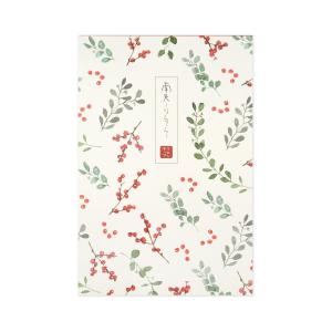 はがき箋 淡い色の花あわせ｜hgs-457 ハガキ 葉書 私製 定形 定型郵便