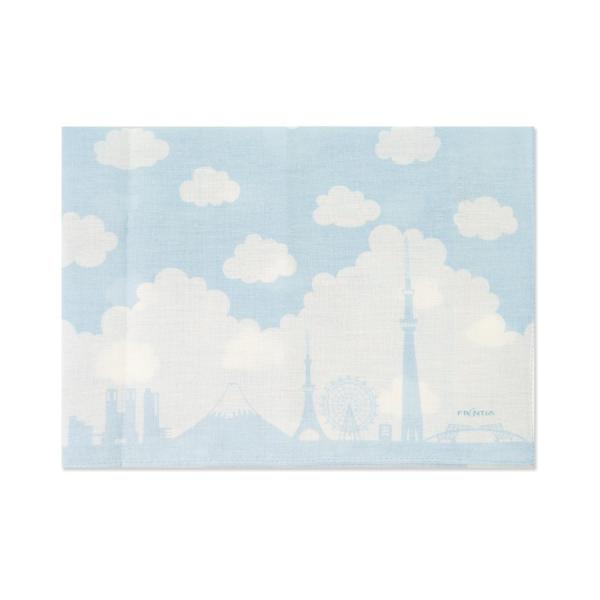 木綿はんかち　おしゃれ　日本シルエット