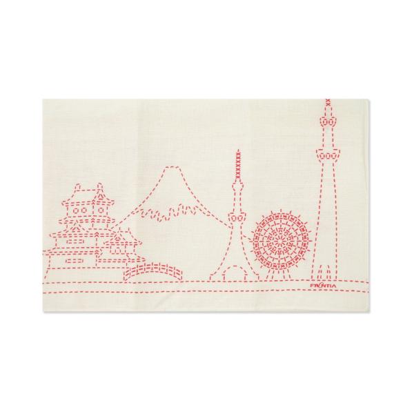 木綿はんかち　おしゃれ　刺し子