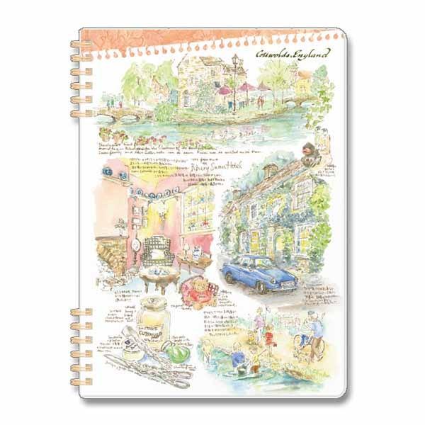 Ａ5ツインリングノート　英国景色