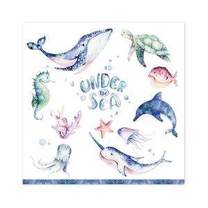 便箋　UNDER THE SEA｜pd-585｜frontia