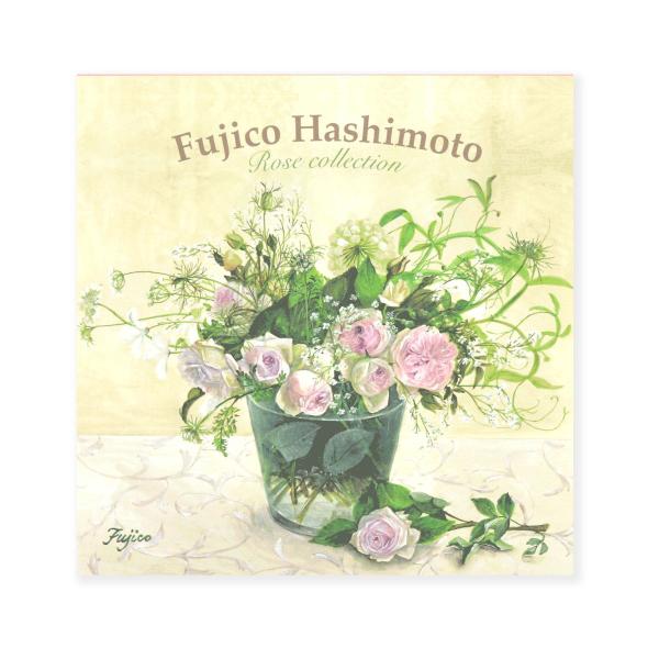 便箋　橋本不二子　バラとクロス｜pd-592