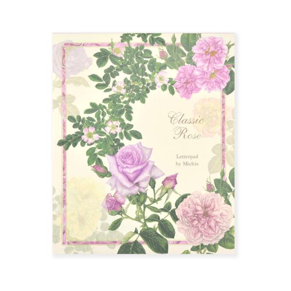 便箋　クラシックローズ　リース｜pd-593