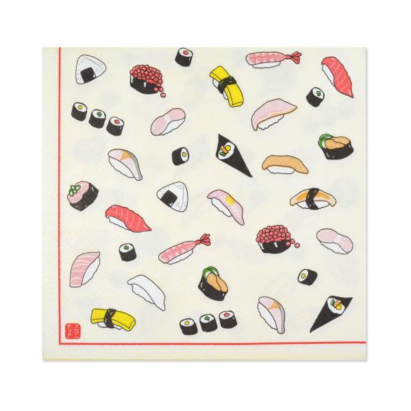 ペーパーナプキン　おしゃれ　デコパージュ　寿司