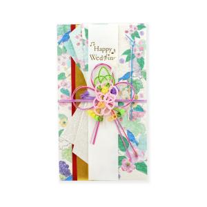 祝儀袋　おしゃれ　結婚　寿　青い鳥