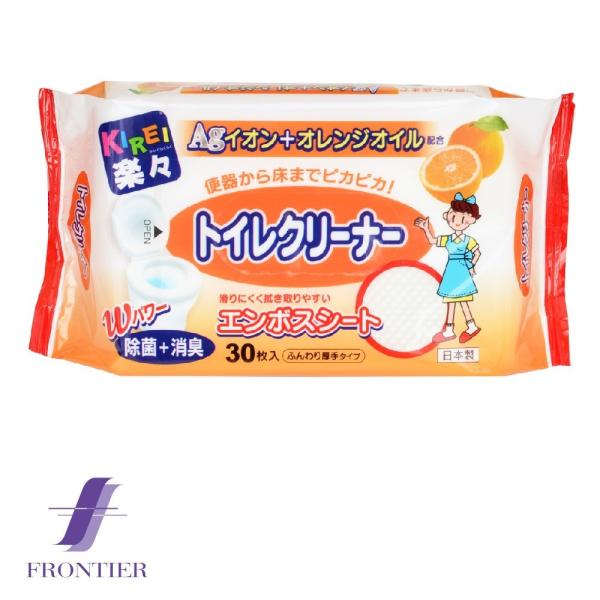トイレクリーナー キレイ楽々 流せるおそうじシート 30枚入り お得な40個セット 日本製 トイレに...