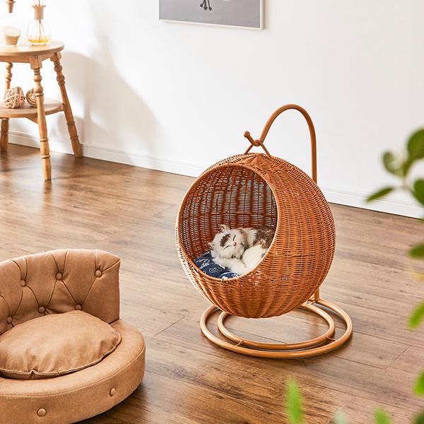 ペットハンギングチェアー ハンギングベッド キャットソファ ドッグソファ 可愛い インスタ映え 猫家...