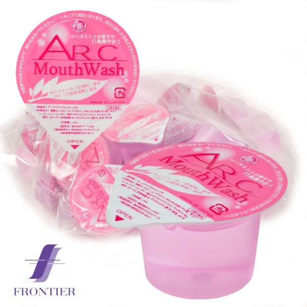 アークマウスウォッシュ　カップ型容器入りマウスクリーナー　ローズミント　14ml　お得な100個セッ...