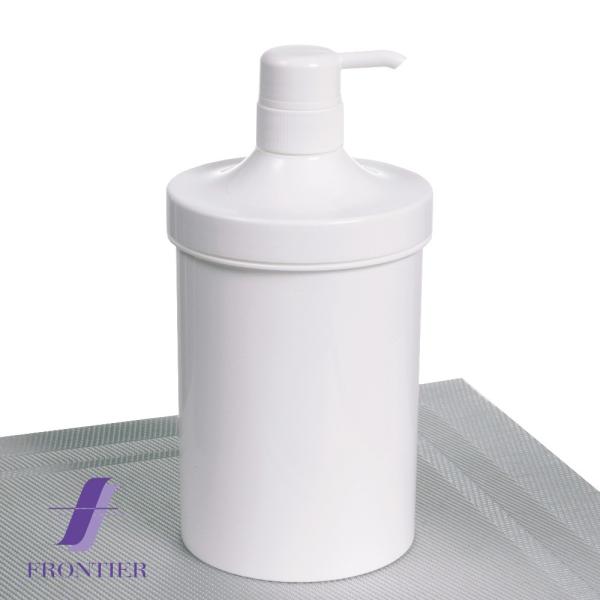粘度の高い液体対応の詰め替え容器　PM-1000　ホワイト　1000ml　10個セット