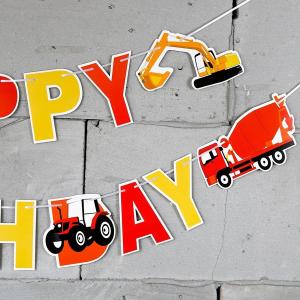 お誕生日ガーランド はたらくクルマ 誕生日 お...の詳細画像4