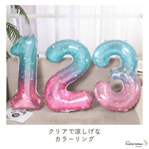 誕生日 クリア ナンバー 飾り付け ナンバーバ...の詳細画像1