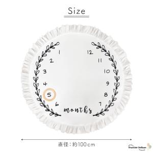 月齢 フォト おくるみ ふわふわ ベビー マッ...の詳細画像4