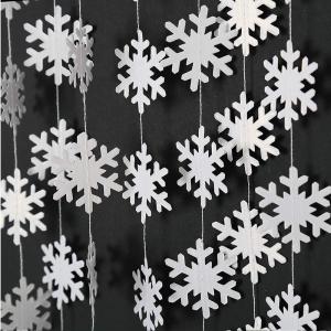 ガーランド 雪の結晶 全3種 ゴールド シルバ...の詳細画像5