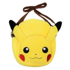 ピカチュウ フェイス ぬいぐるみポシェット リュック ポケットモンスター ポケモン ポーチ グッズ ショルダーバッグ コスプレ 推し活 推し活グッズ｜frontierjapan