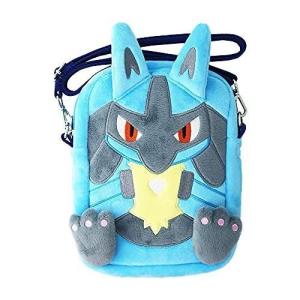 ルカリオ  ぬいぐるみポシェット リュック ポケットモンスター ポケモン ポーチグッズ 収納袋 ショ...