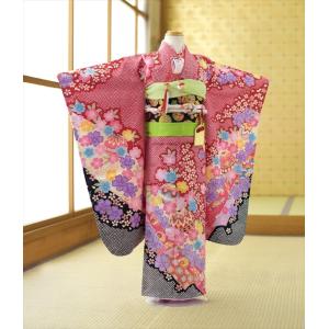 七五三 女の子 レンタル 7歳 赤かのこ手まり遊び・身長120cm前後簡単な着付けマニュアル付き!