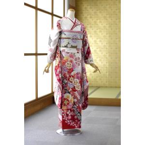 正絹振袖(身長152〜162cm) 成人式 振袖レンタル 着物レンタル 振袖 レンタル 身長 162cm〜177cm位